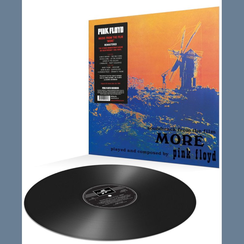 More - Music From The Film - 2016 European Pink Floyd label Remastered 180 Gram 7-track Reissue LP