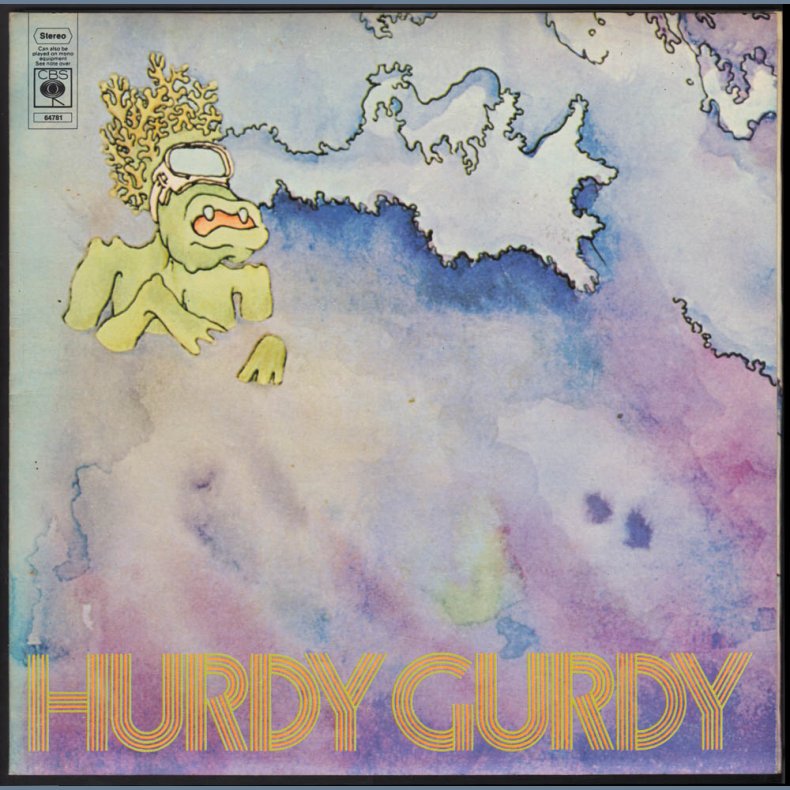 Hurdy Gurdy - Original 1972 UK CBS label 1st Issue 8-track LP