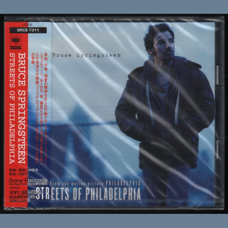 Streets Of Philadelphia - 1994 Japanese Columbia/Sonly label 4-track Promotional Issue CD Single