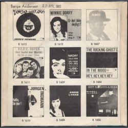 For din skyld b/w Drmme floden - Original 1965 Danish Metronome label 2-track 7" Single