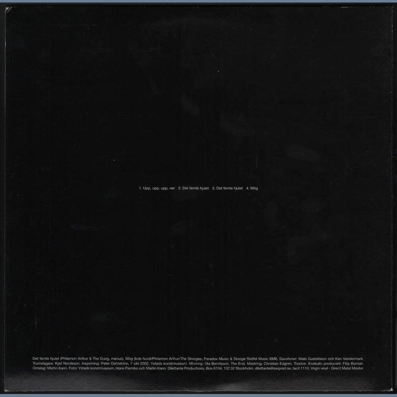 Ystad 7 Oktober 2002 - 2004 Swedish Dilettante label Limited Edition 4-track LP