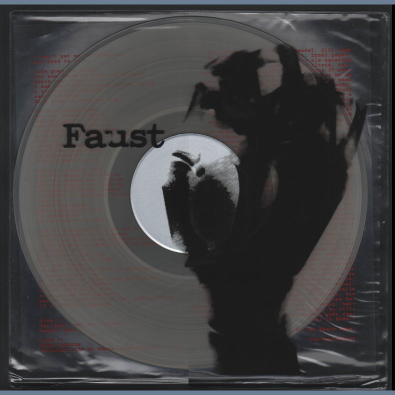 Faust - 1990ies german Privately Pressed 3-track reissue LP