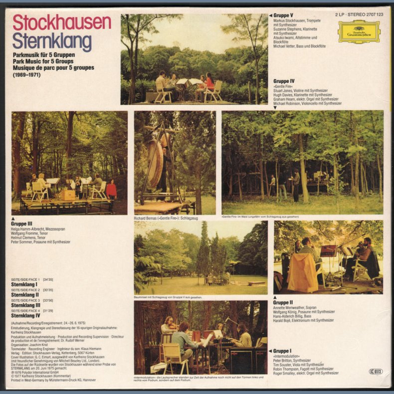 Sternklang - Original 1976 German Deutsche Gramophon label 2LP Set