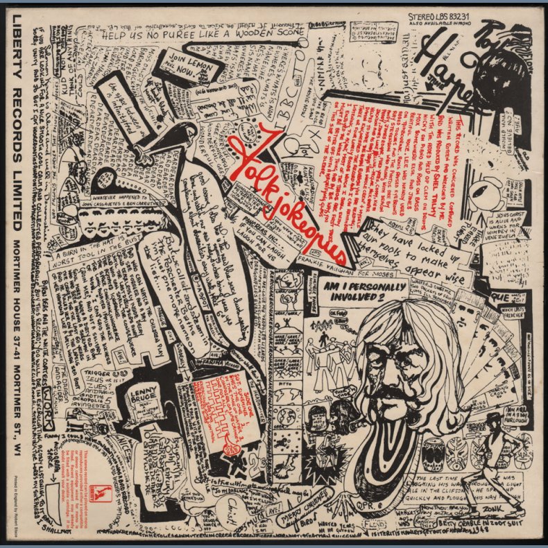 Folkjokeopus - 1970 UK Liberty label 6-track 2nd Issue LP