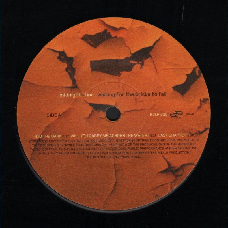 Waiting For The Bricks To Fall - 2003 Norwegian S2 label 11-track LP