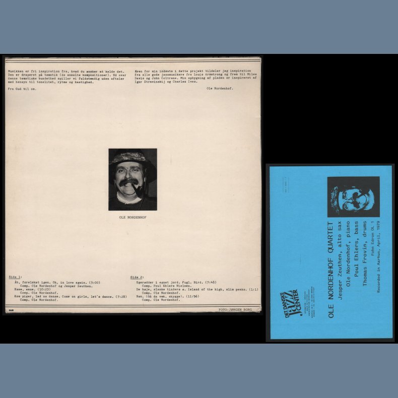 Ole Nordenhof Kvartet - 1980 Danish Privately Pressed 6-track LP