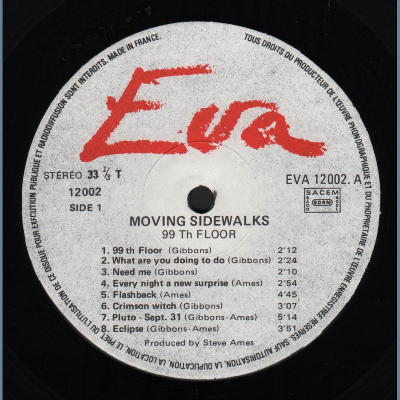 99th Floor - 1982 French Eva label 15-track LP