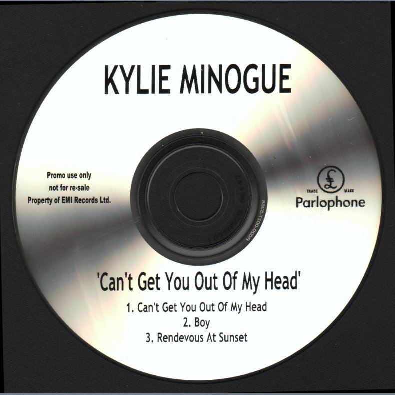 Can't Get You Out Of My Head - 2001 UK Parlophone label 3-track CD Acetate