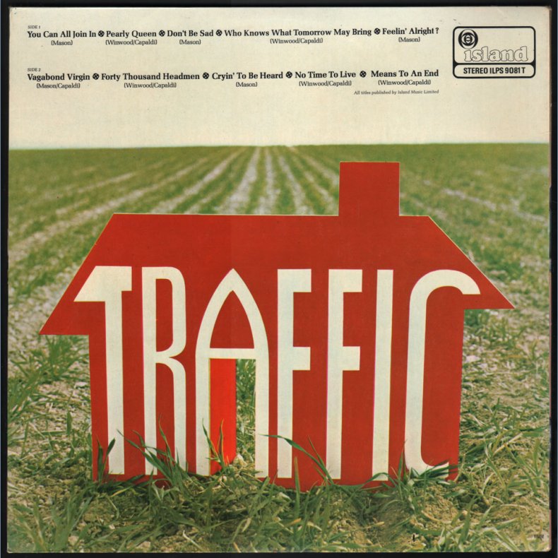 Traffic - Original 1968 Swedish Pressed 1st Stereo 10-track LP - mangler plade