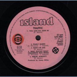 Traffic - Original 1968 Swedish Pressed 1st Stereo 10-track LP - mangler plade