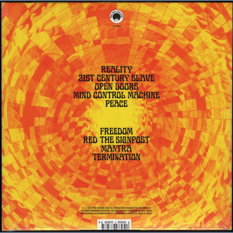 Freedom - 2016 Danish Bad Afro label 9-track Full Album LP - Red Vinyl Issue