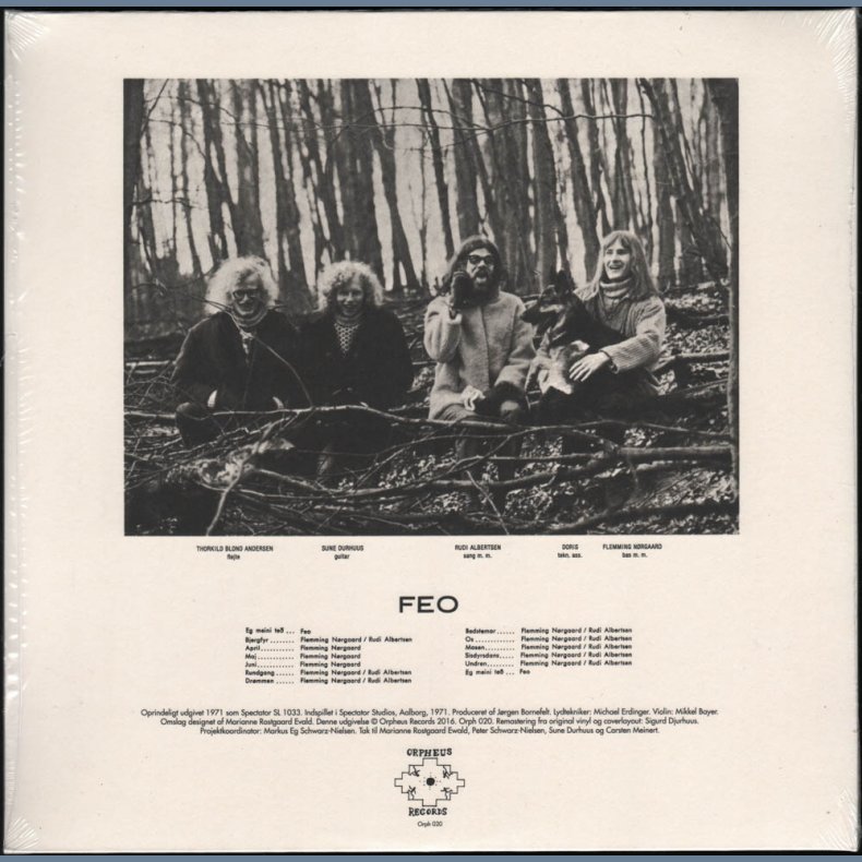 Eg Meini Ted - 2016 Danish Orpheus label 13-track LP