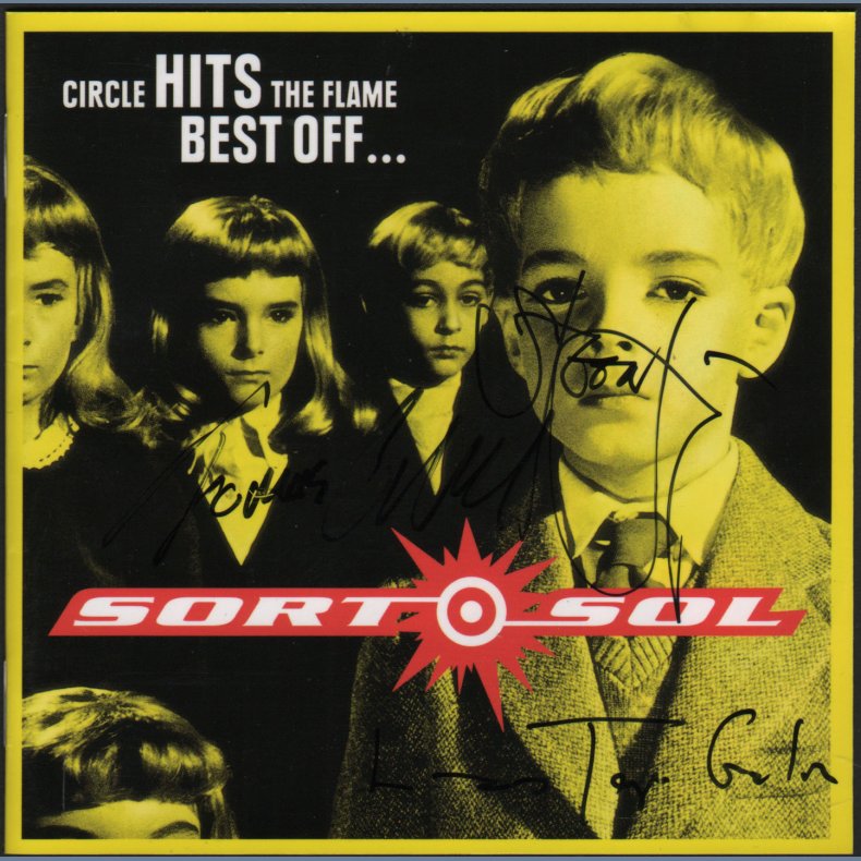 Circle Hits The Flame - Autographed By Sort Sol 2002 Line-Up