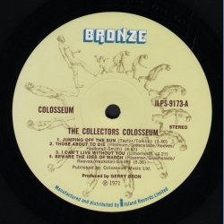 The Collectors Colosseum - 1971 UK Bronze label 8-track LP