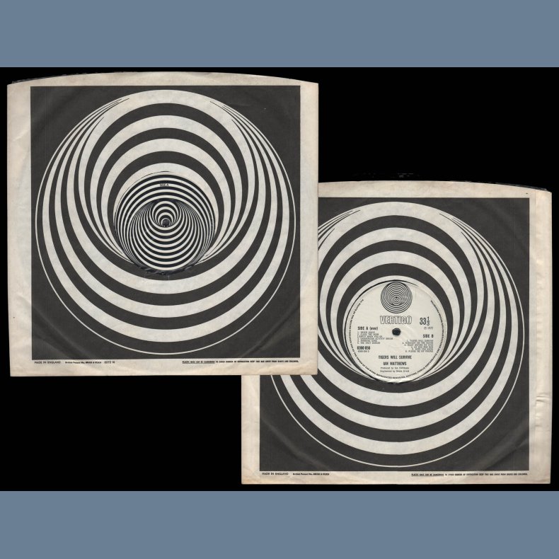 Tigers Will Survive - Original 1972 UK Vertigo label 11-track LP - Swirl Label Issue