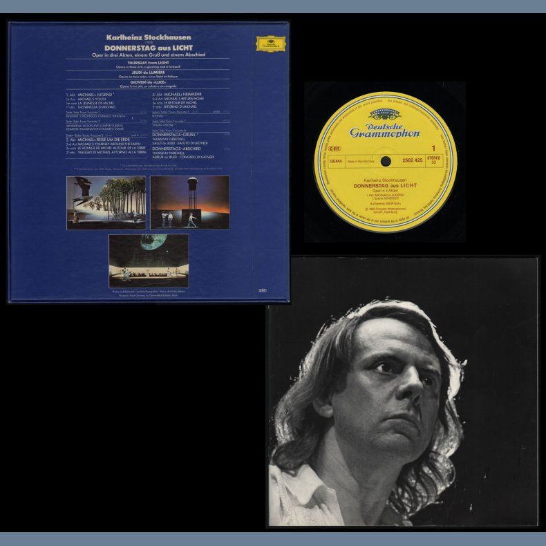 Donnerstag Aus Licht - Original 1983 German Deutsche Grammophon label 4LP Box