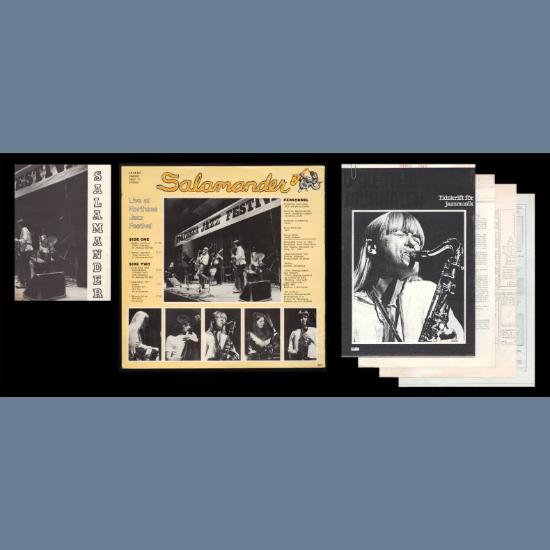 Live At Northsea Jazz Festival - 1981 Swedish Dragon label 5-track LP - Incl. Presskit