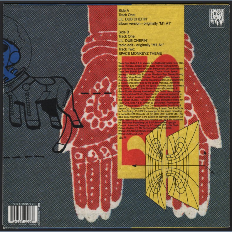 Lil' Dub Chefin' - 2002 UK Parlophone label 3-track 10"Single