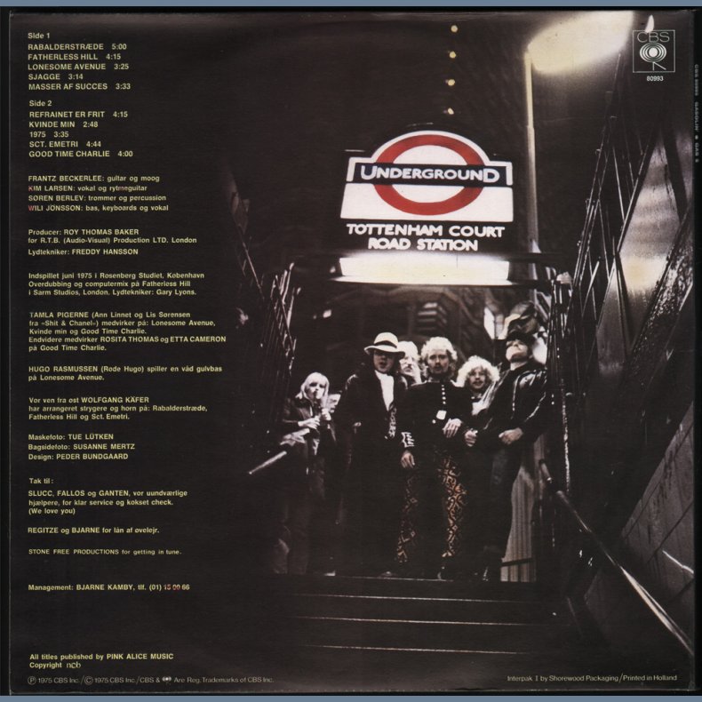 Gas 5 - 1980ies Dutch Pressed CBS label 10-track LP - All Red CBS Labels