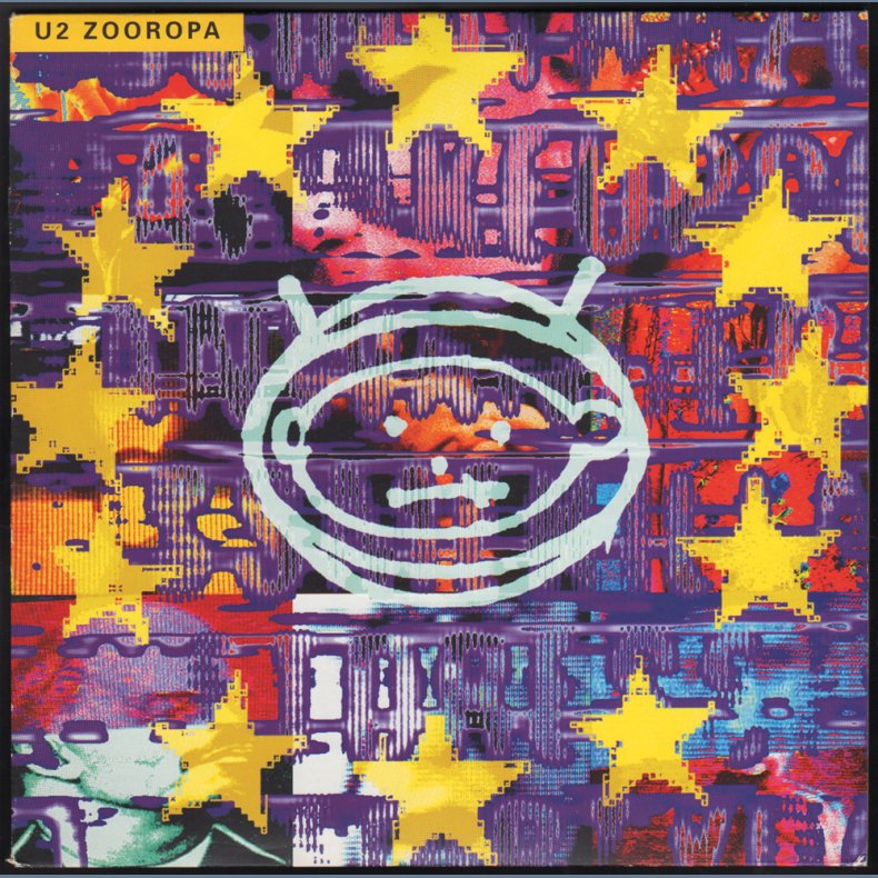 Zooropa - Original 1993 Dutch pressed Island label 10-track LP