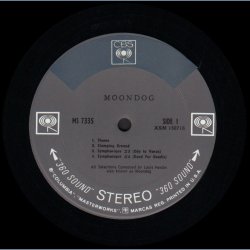 Moondog  - Original 1969 US Columbia Masterworks label 8-track LP