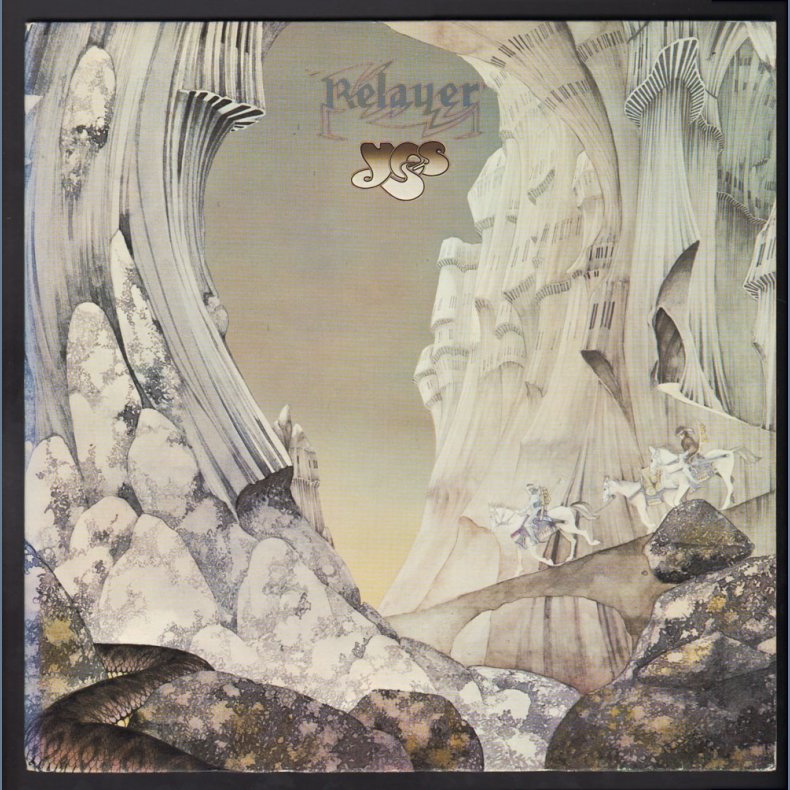 Relayer - Original 1974 UK Atlantic label 1st pressing 3-track LP