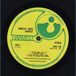 Barclay James Harvest - Original 1970 Harvest label 8-track 1st Issue LP