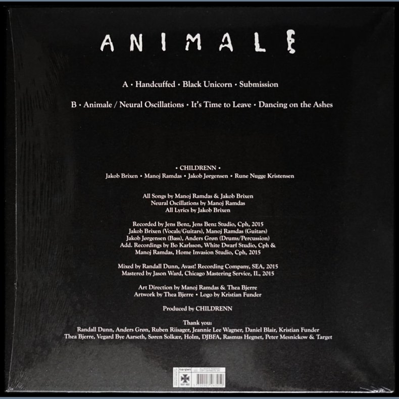 Animale - Out of print 2016 Danish Mighty Music/Target label 6- track LP