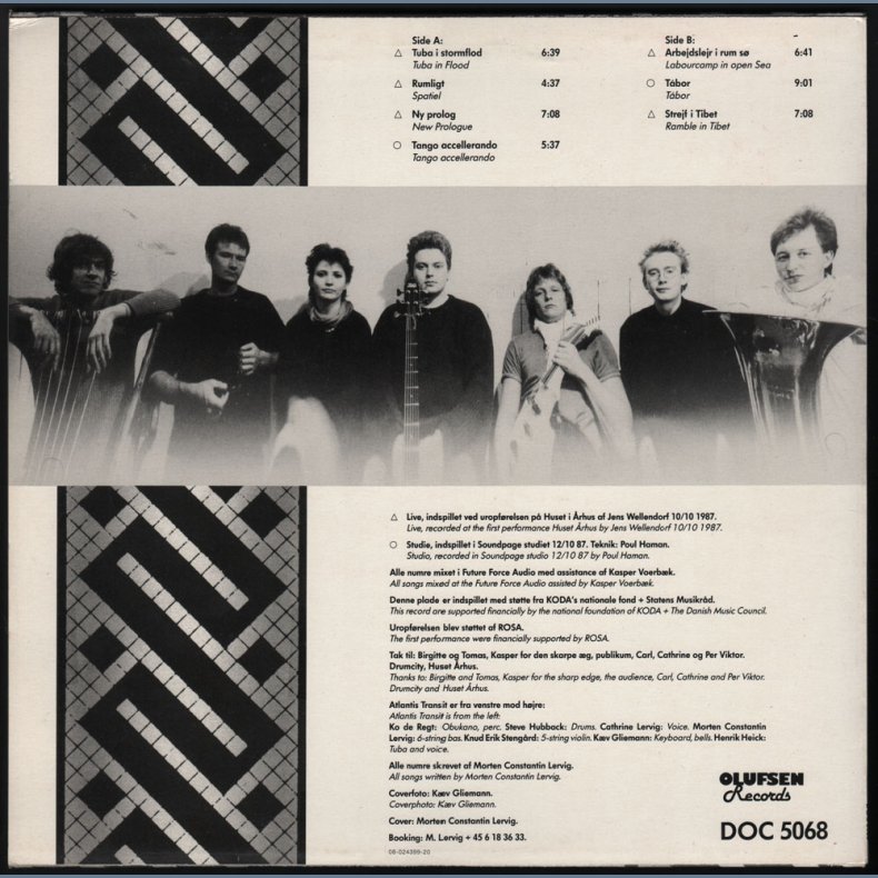 Tabor - 1988 Danish Olufsen label 7-track LP