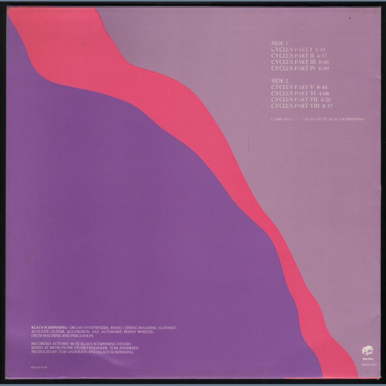 Cyclus - 1987 Danish Medley label 2nd Issue 8-track LP