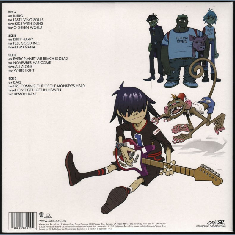Demon Days - 2017 US Vinyl Me, Please Records Of The Month Series 15-track Red Vinyl 2LP Set