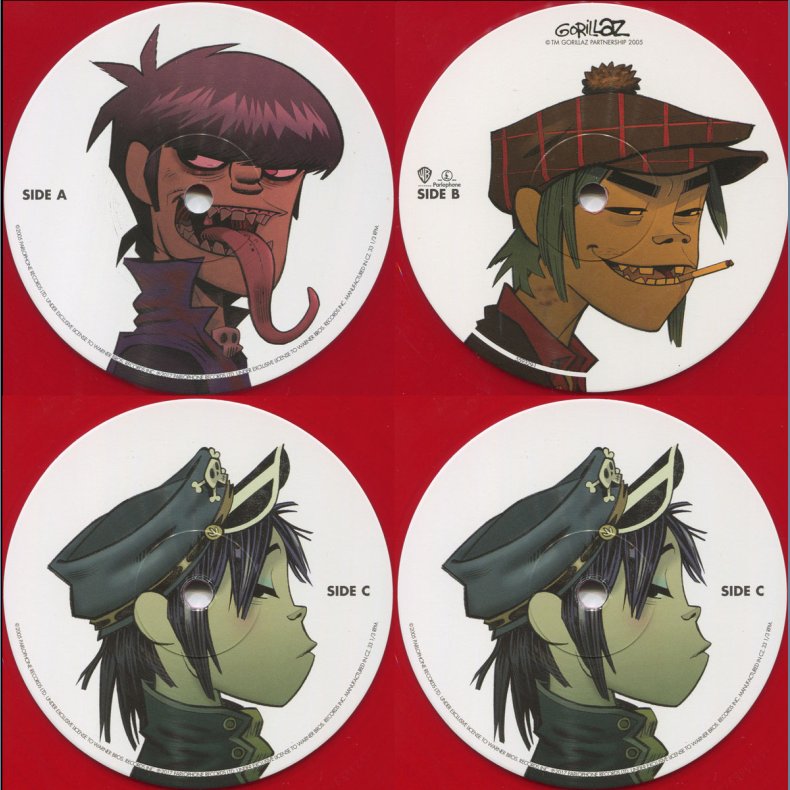 Demon Days - 2017 US Vinyl Me, Please Records Of The Month Series 15-track Red Vinyl 2LP Set