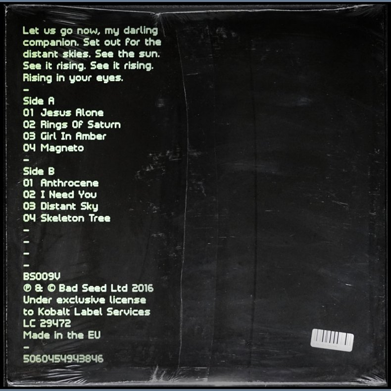 Skeleton Tree - Original 2016 European Bad Seed label 8-track LP