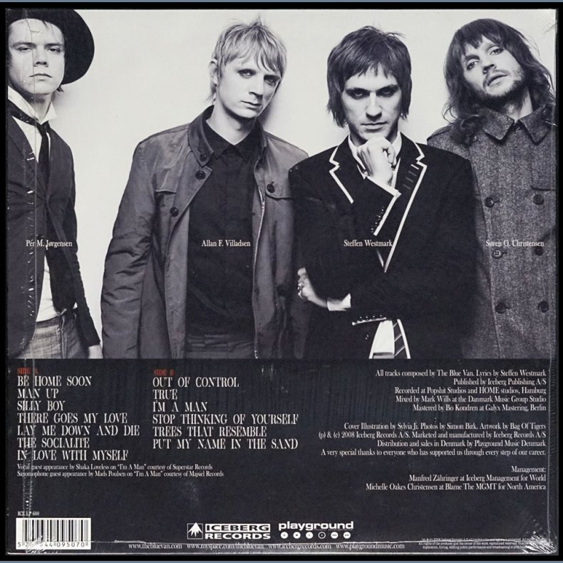 Man Up - 2008 Iceberg/Playground label 13-track LP