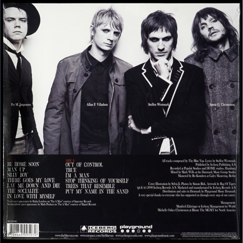 Man Up - 2008 Iceberg/Playground label 13-track LP