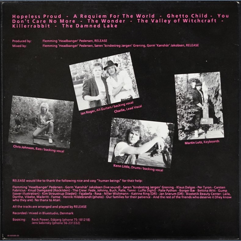 A Requiem For The World - Original 1987 Danish Privately Pressed 8-track LP