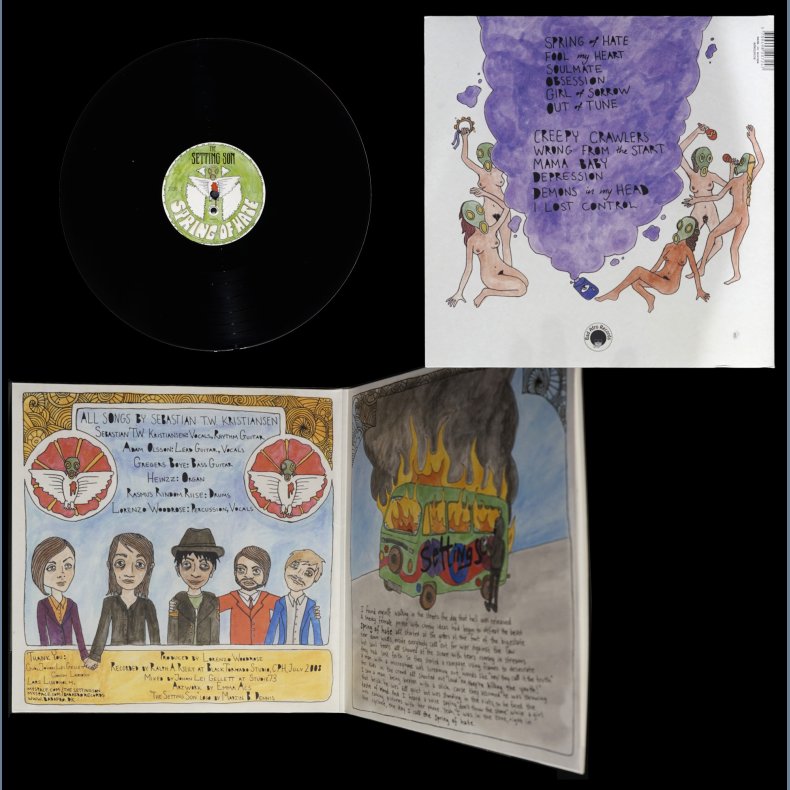 Spring Of Hate - 2008 Danish Bad Afro label 12-track LP