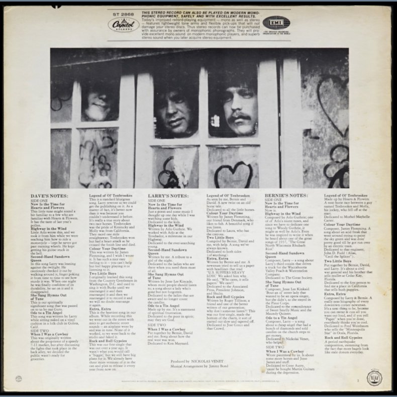 Of Horses - Kids - And Forgotten Women - Original 1968 US Capitol label 10-track LP