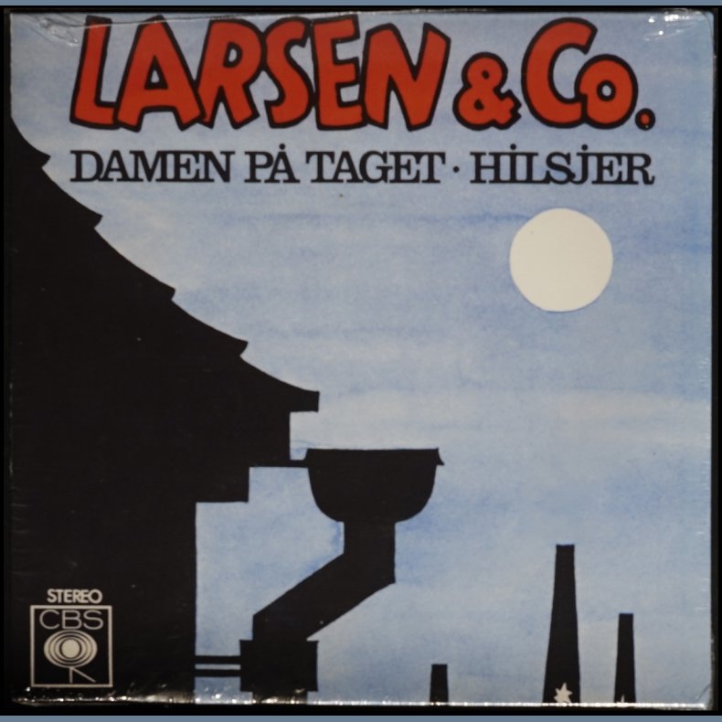 Damen P Taget b/w Hilsjer - 2017 Danish CBS/Sony label 2-track 7" Single
