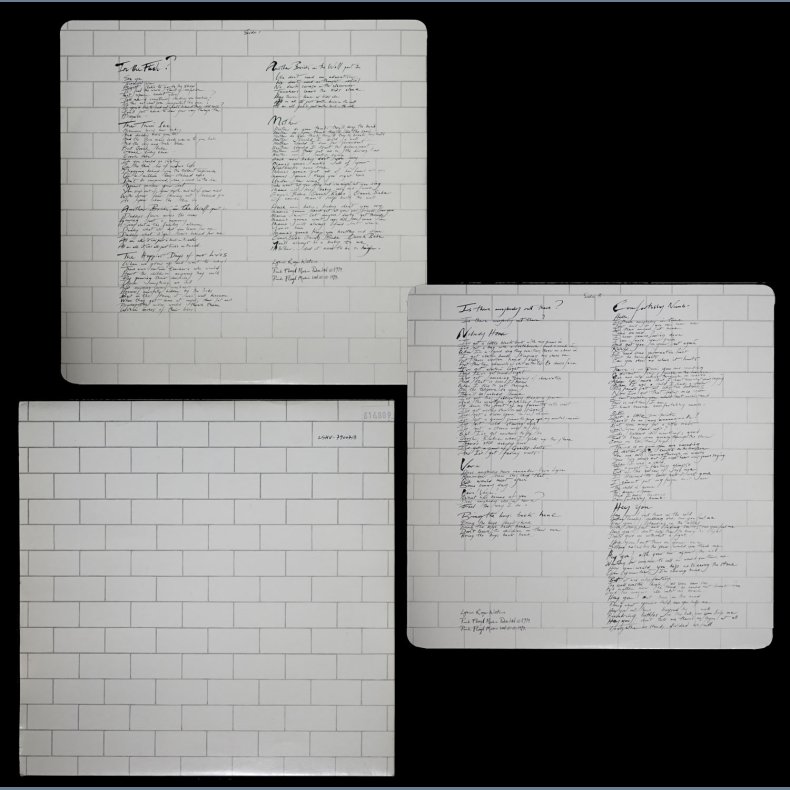 The Wall - 1988 Yogoslavian Harvest label 27-track 2LP Set