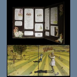 Nursery Cryme - 1974 UK Charisma label 7-track LP - Small Madhatter logo &amp; B&C text labels