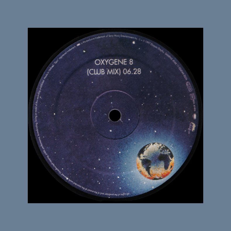 Oxygene 8 - Scarce original 1997 European Epic label 3-track promotional issue 12"