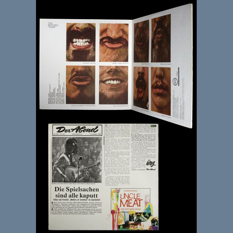 Mothermania - The Best Of The Mothers - Original 1969 Scandinavian Verve label 11-track Stereo LP