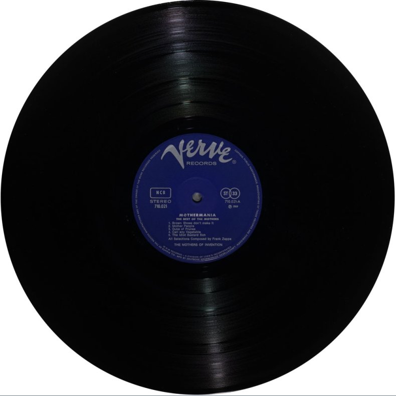 Mothermania - The Best Of The Mothers - Original 1969 Scandinavian Verve label 11-track Stereo LP