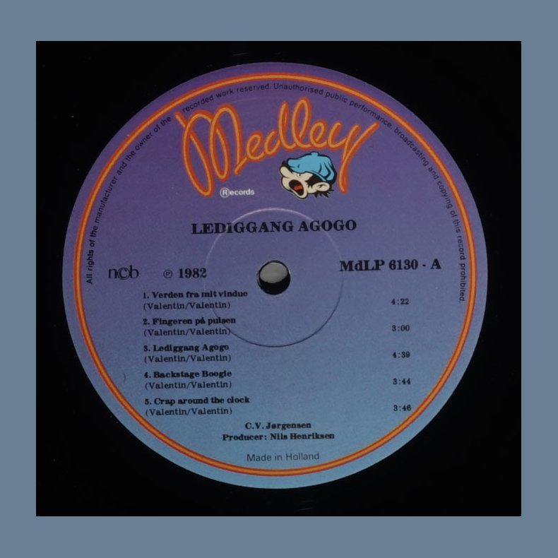 Lediggang Agogo - Original 1982 Dutch pressed Medley label 9-track LP