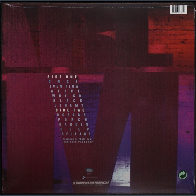 Ten - 2017 European Epic label Remastered 11-track LP Reissue