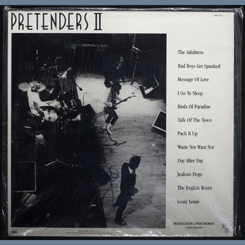 Pretenders II - 1981 Swedish pressed Real label 12-track LP