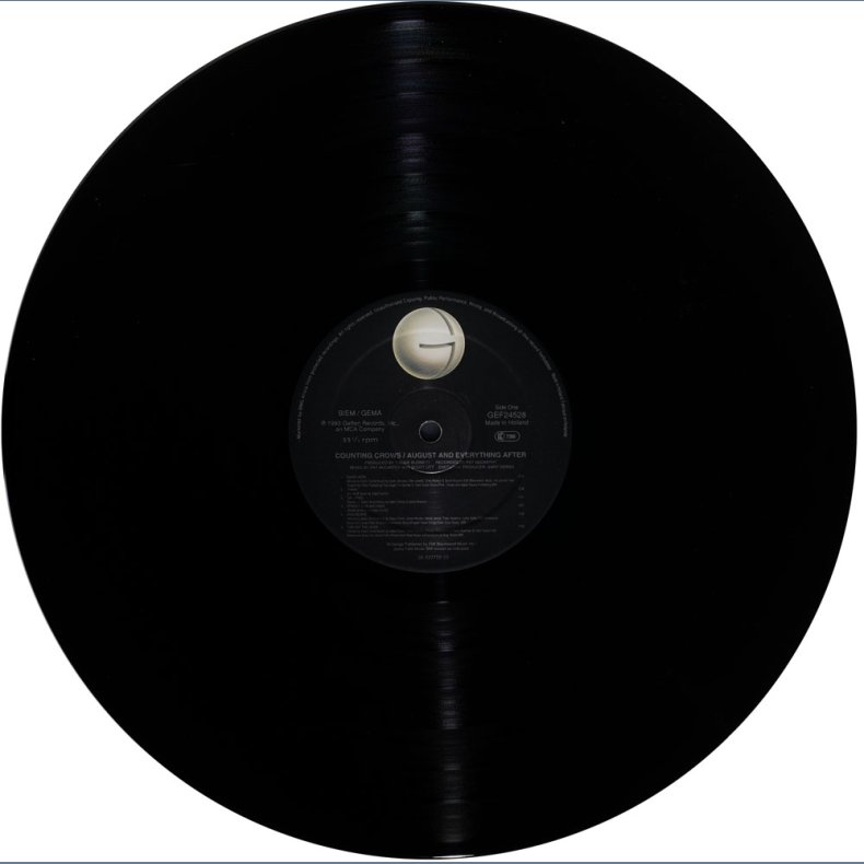 August And Everything After - Original 1993 Dutch pressed Geffen label 11-track LP