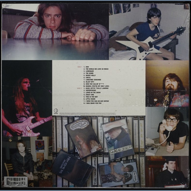 Alone: The Home Recordings Of Rivers Cuomo - Original 2007 US Geffen label 18-track LP