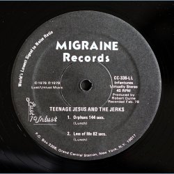 Teenage Jesus And The Jerks - Original 1979 US Migraine label 7-track 2nd Issue 12"